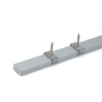 hunhun 10-Pack 3.3ft/1Meter U Shape LED Aluminum Channel System with Milky Cover, End Caps and Mounting Clips, Aluminum Profile for LED Strip Light Installations, Very Easy Installation