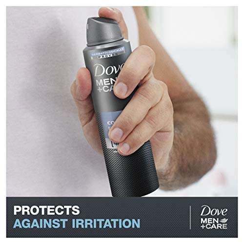 Dove Men + Care Cool Fresh Antiperspirant Deodorant Spray, 48 Hour Powerful Protection, 8.4 Ounce (Pack of 6)