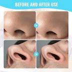 2024 New Double Sided Nose Hair Knife, 2-in-1 Nasal Hair Cutter, Nostril Hair Remover Tool, Portable Manual 360° Rotating Nose Hair Trimmer with Ear Picker for Women Men (5Pcs)