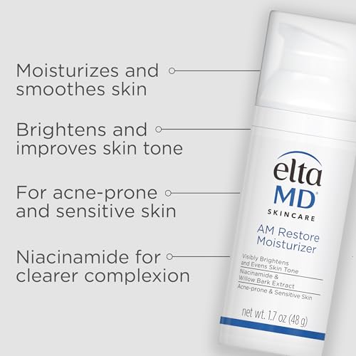 EltaMD AM & PM Moisturizer Facial Kit with Daily Foaming Facial Cleanser, Gentle for Sensitive Skin