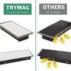TRYMAG Strong Floor Vent Covers 8"x15", 4 Pack Magnetic Vent Covers for Home Floor Standard Air Registers，Air Conditioner Vent Covers for Wall, Air Register, Ceiling Vents，RV, Home HVAC and AC Vents