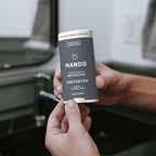 Mando Whole Body Deodorant - Invisible Cream Tube and Solid Stick - 72 Hour Odor Control - Aluminum Free, Baking Soda Free, Skin Safe - 3.0 Ounce Tube and 2.6 Ounce Solid Stick Bundle - Unscented