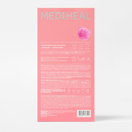 MEDIHEAL Madecassoside Toner Pads [Disney Pixar Edition]-Centella Asiatica to Improve Uneven Skin Tone - Vegan Face Gauze Pads, Full size 100 Pads + Refill 100 Pads (Collagen, 200 pads)