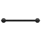 Moen Matte Black 24-Inch Bathroom Safety Grab Bar with Concealed Screws for Elderly Shower Support, R8724BL