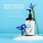 Soapbox Body Lotion, Sea Minerals & Blue Iris Moisturizing Body Cream, Vegan, Natural & Cruelty Free Hydrating Hand Lotion Refill for Dry Skin - Gallon Size for Home & Professional