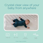 Lumi by Pampers Smart Baby Monitor: HD Video Baby Monitor (with camera and audio), Wifi, Night Vision, Temperature & Humidity Tracking - Compatible with the Lumi Smart Sleep System (Sold Separately)