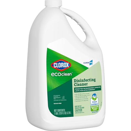 Clorox CloroxPro EcoClean Disinfecting Cleaner Refill, 128 Fluid Ounces