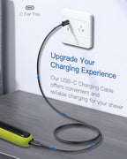 Hidnvefen Type-C Charger Cable Fit for Philips HQ850 Shaver, 8V Power Cord for Philips Norelco Oneblade QP2630 QP2530, One Blade Razor USB-C Electric Shaver Charging Cable, 3.28 FT