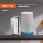 ARRIS (SB8200) - Cable Modem - Fast DOCSIS 3.1 32x8 Gigabit Cable Modem , Approved for Comcast Xfinity, Cox, Charter Spectrum, & more | 1 Gbps Max Internet Speed, 4 OFDM Channels - (No Built-in Wifi)