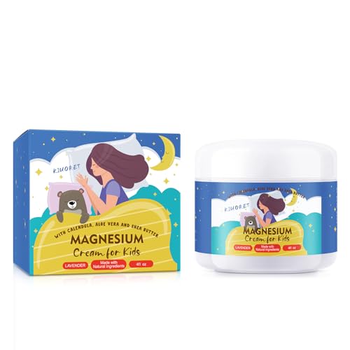 Magnesium Lotion for Kids & Babies - 2PCS Bedtime Magnesium Cream for Sleep Kids - Natural Organic Baby Magnesium Sleep Lotion Soothing Skin & Relaxation for All Skins