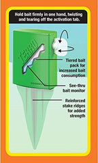 Terro T1812 Outdoor Liquid Ant Killer Bait Stakes - 8 Count (0.25 oz each) (2 Pack)
