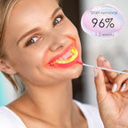 Red Light Therapy for Gums, Toothache Relief, 32 LED Periodontal Light, Bleeding Gums, Gum Health Red Light, with adapters for USB/C, iPhone, and Android from, White