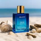 BellaVita Luxury SKAI Aquatic Unisex Cologne (3.48 fl.oz) Gift | Unisex Fresh Cologne Perfume | Long-Lasting Body Mist with Bergamot & Pink Pepper | Clean, Natural & Cruelty-Free Vanilla Perfume