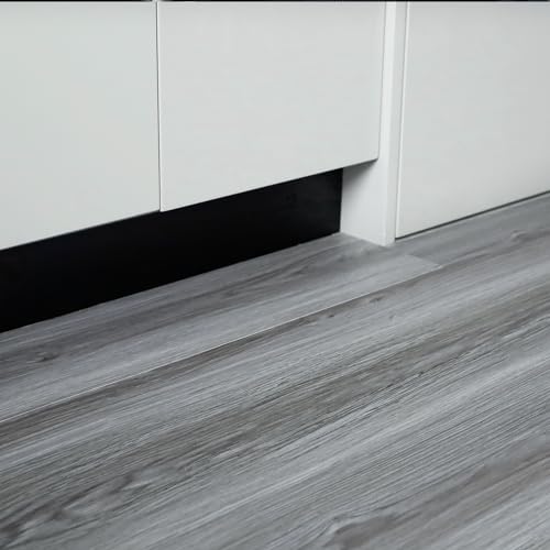 Wood Grain Peel and Stick Floor Tiles – 11.8” Width, Full Roll Length of 590" – Versatile Design for Any Space, Light Color Self Adhesive Vinyl Flooring, Waterproof and Non-Slip Features