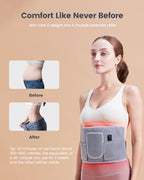 Red Light Therapy Belt for Body, Infrared Light Therapy Device, LED Flexible Wearable Wrap, with Timer for Back Shoulder Waist Muscle Pain Relief,Gift for Woman and Man
