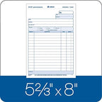 Adams General Purpose Unit Sets, 5.67 x 8.5 Inches, 2-Part, Carbonless, White/Canary, 400 Sets per Pack (NC2581)