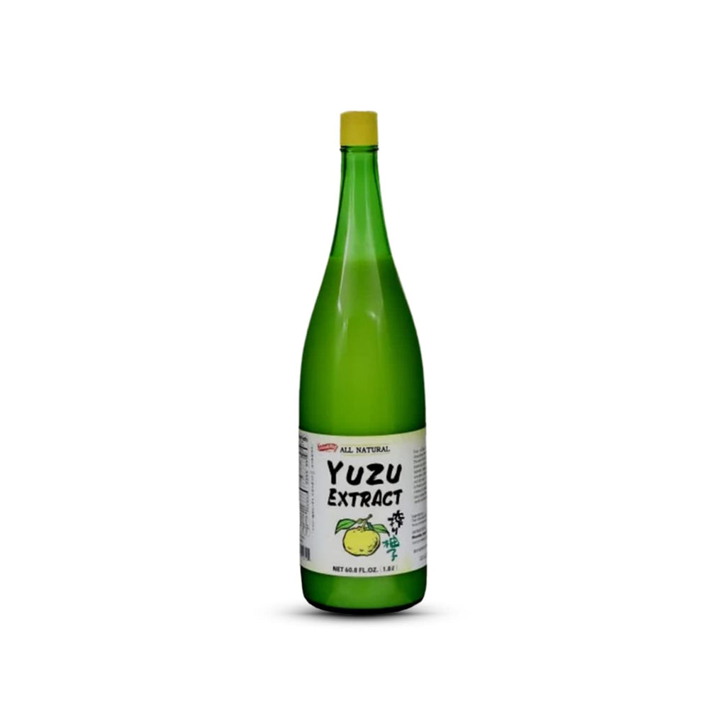 Shirakiku Pure Yuzu Extract - Sweet & Tangy Japanese Citrus Juice for Baking, Drinks & Food Flavoring - 60.8 FL Oz