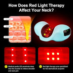 USUIE Red Light Therapy Neck Traction Pillow, Neck Stretcher for Neck Pain Relief, Cervical Traction Device for Tension Headache and Neck Hump Corrector with 10000 mAh Power Bank