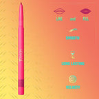 Juvia's Place Coffee Shop Luxe Lip Liner: Wine - Colorstay Matte Finish Lip Pencil, Makeup for Natural Long Lasting Beauty and Sensational Wear, Lip Stain Kiss Proof Cometics