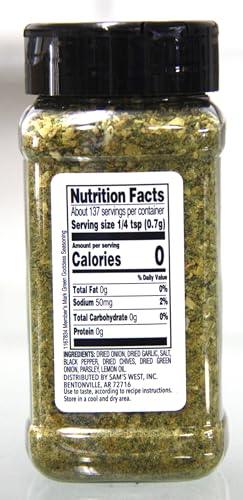 GENERIC Member’s Mark Green Goddess Seasoning 3.4 OZ, 3.82 Ounce (Pack of 1)