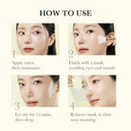 medicube Turmeric Overnight Wrapping Peel Off Mask - Nourishes dull, uneven skin with hydrolyzed collagen for glowing skin and improved elasticity. Korean skincare, 2.53 fl. oz.