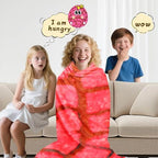 74in Concha Blanket White Elephant Gifts for Adults Useful Throw Blankets Woemn Men Party Cool Stuff Novelty Gag Sweet Shell Bread Soft Fleece Wrap