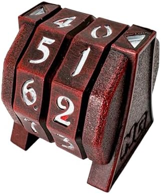 NERD GEAR Commander Essentials Kit - Ultimate Accessory for MTG Commander EDH - MTG Command Zone Tray - Health Counter - Spin Down Dice - Dry Erase Tokens (Chaos Red)