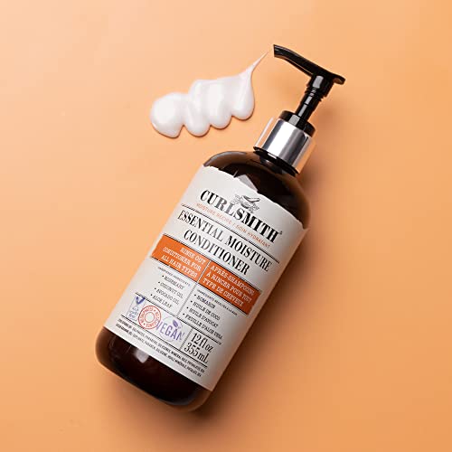 CURLSMITH - Essential Moisture Conditioner, Lightweight Frizz Control for Wavy, Curly and Coily Hair, Vegan