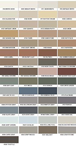 Color Fast Caulk Matched to Custom Building Products (Pewter Sanded)