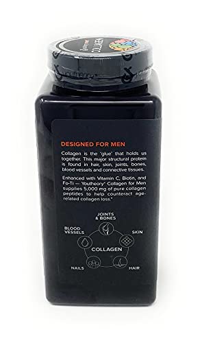 Nutrawise Corporation youtheory Mens Collagen Advanced Formula, White, Tablet, 390 Count