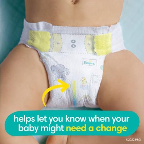 Pampers Swaddlers Diapers Preemie - Size P1, 27 Count, Ultra Soft Disposable Baby Diapers (Pack of 4)