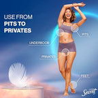 Secret Whole Body Deodorant Cream for Women, Unscented, Aluminum Free Deodorant Cream, 72 HR Odor Protection, 3.0 oz