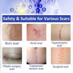 Silicone Scar Sheets (1.6” x 120”), Clear Gel Silicone Scar Tape, Invisible Medical Grade Scar Silicone Strips, Transparent Advanced Removal Scar Patches for C-Section, Keloids, Burn, Acne