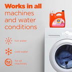 Tide Plus A Touch of Downy Liquid Laundry Detergent, April Fresh Scent, 105 fl oz, 74 Loads, HE Compatible