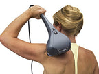 Thumper Sport Percussive Massager - Deep Tissue Home use Massager for Muscles, Back, Shoulders, Legs, arms. Portable percussive Therapy Action Electric Handheld Massager with Long Handle