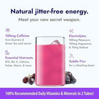 Zipfizz Energy Drink Powder, 20 Pack Electrolyte Mix with B12 - Grape