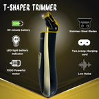 Supreme Trimmer T Shaper | Professional Barber Trimmer Hair Clippers for Men (90 Min Run Time) Cordless Hair Trimmer Zero Gapped Liner Beard Trimmer | ST5210 Gold