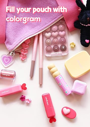 COLORGRAM Juicy Blur Tint 08 Cooling Strawberry | Daily Semi-Matte, Semi-Glossy, Long-Lasting Lip Stain, Moisturizing, Buildable & Blendable, highly Pigmented (0.12 Fl. Oz.)