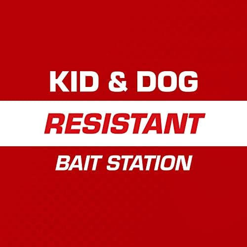 Tomcat Rat & Mouse Killer Child & Dog Resistant, Disposable Station, 1 Pre-Filled Ready-To-Use Bait Station
