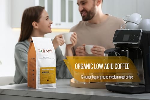 Tarmo Coffee | WARM UP - Low Acid Coffee Beans, Vietnamese Coffee, Robusta & Arabica Blend, Premium Whole Bean, Medium Roast, 12 Oz Bag