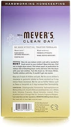 MRS. MEYER'S CLEAN DAY Dryer Sheets, Fabric Softener, Reduces Static, Infused with Essential Oils, Compassion Flower, 80 Count