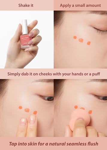 A'PIEU JUICY-PANG WATER BLUSHER (BE01 - Fig Pearl) Korean Liquid Blush For Cheeks K Beauty Makeup