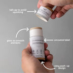 J&L Naturals Aluminum Free Deodorant for Men & Women | 100% Natural Ingredients With Coconut Oil, Shea Butter, & Essential Oils | Sustainable, Eco-Friendly (Naked (Unscented), 3.0 Oz (Pack of 2))