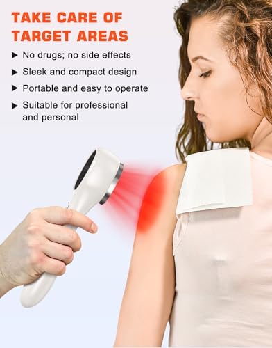 Holsn Red Light Therapy Infrared Light Tharepy, Red Light Device for Bodypain Relief, Joint, Muscle & Tissue 14 * 650nm + 3 * 808nm