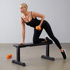 Amazon Basics Neoprene Dumbbell Hand Weights, 6 Pounds, Pair, Orange