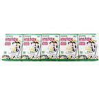 Fujifilm Instax Mini Instant Film, 10 Sheets x 5 Packs (Total 50 Shoots)