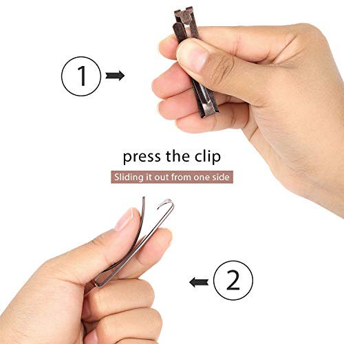 30 Pieces Hair Clip, Open Center Domed Metal Barrettes, Assorted Colors (Black, Brown, Silver), Universal Size, Lightweight, Durable, for Girls and Women