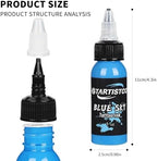 Ink Professional 1OZ (14 Colors 30ml) Vegan-Friendly Pigment Ink Supplies Ink...