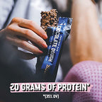 Barebells Protein Bars Chocolate Dough - 12 Count, 1.9oz Bars - Protein Snacks with 20g of High Protein - Chocolate Protein Bar with 1g of Total Sugars - On The Go Protein Snack & Breakfast Bars