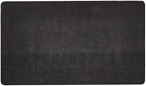 Okuna Outpost Trading Card Playmat 2-Pack - Rubber-Backed Gaming Surface for Tabletop Use - Sports Card Mat (24 x 14 Inch, Black)